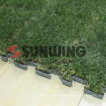 DIY split joint outdoor interlocking turf grass mat